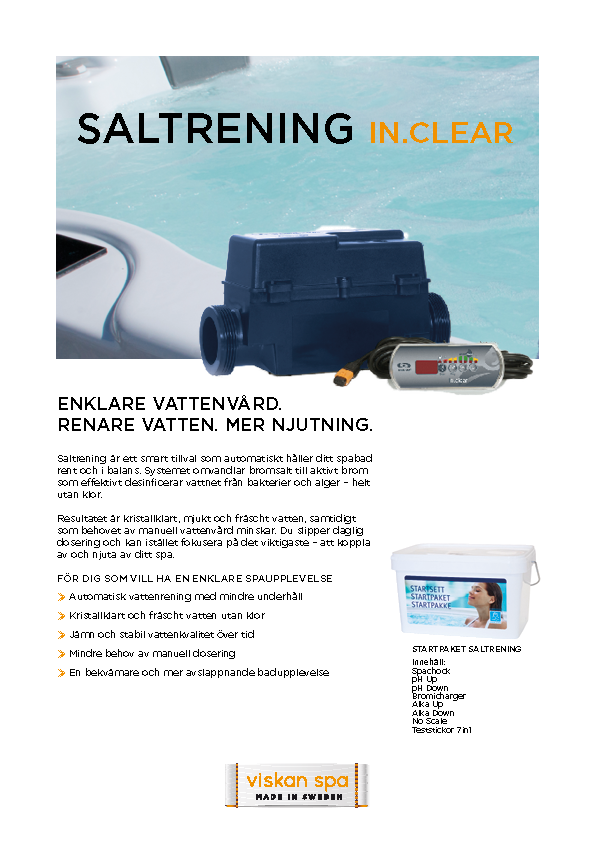 Produktblad: Saltrening IN.CLEAR